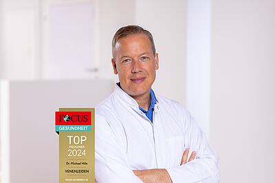 Dr. Michael Hille mit Focus Siegel Top Mediziner 2024