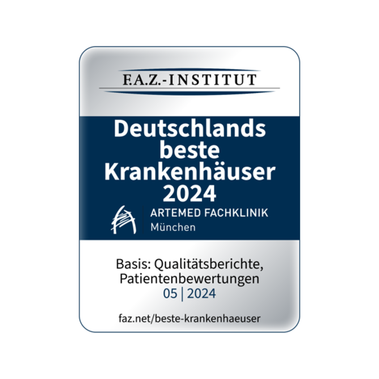 AFM FAZ Siegel Deutschlands beste Krankenhäuser 2024